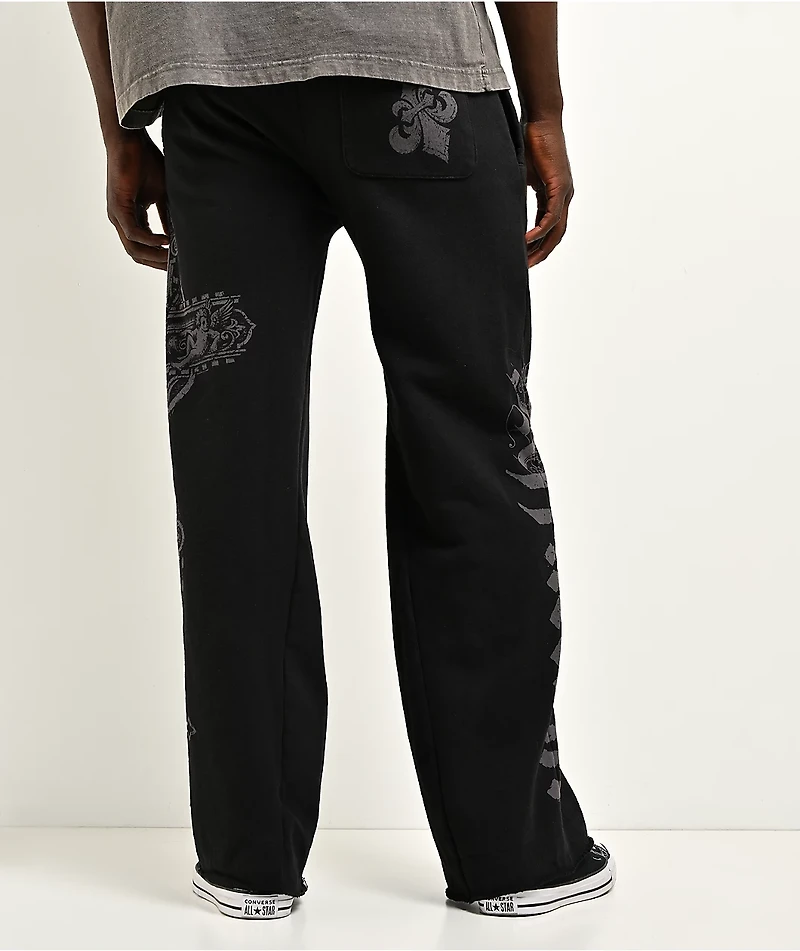 Affliction Gate Black Sweatpants
