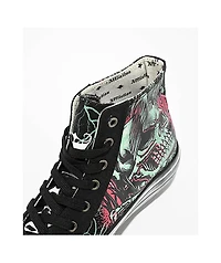 Affliction Ghost Black & Red Shoes