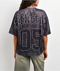 Affliction Ghost Fever Black Crop Jersey