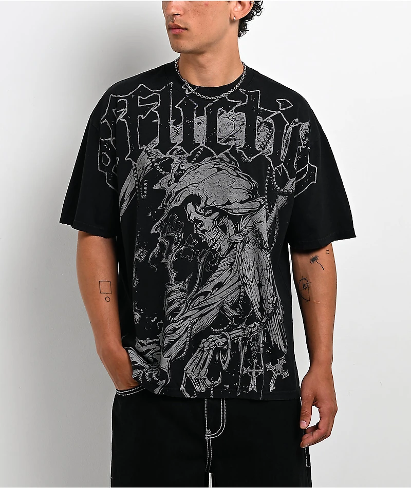 Affliction Ghost Fever Black T-Shirt