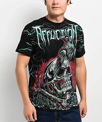 Affliction Ghost Image Black T-Shirt
