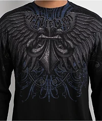 Affliction Ice Blade Black Long Sleeve T-Shirt