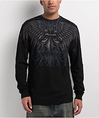 Affliction Ice Blade Black Long Sleeve T-Shirt