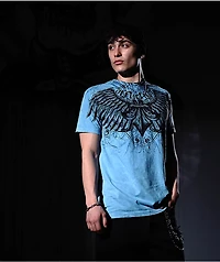 Affliction Ice Blade Blue T-Shirt