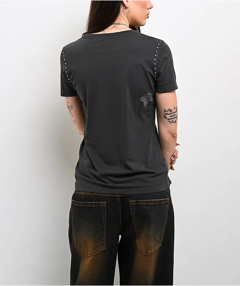 Affliction Indifference Black Wash T-Shirt