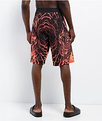 Affliction Infernal Nightmare Black Board Shorts