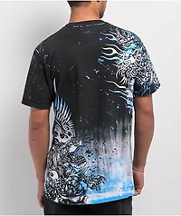 Affliction Internal Prowl Grey Wash T-Shirt