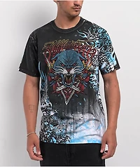 Affliction Internal Prowl Grey Wash T-Shirt