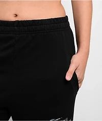 Affliction Isadore Black Wide Leg Sweatpants