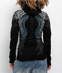 Affliction Isadore Black Zip Hoodie