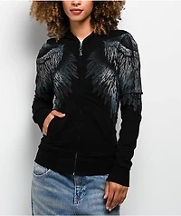 Affliction Isadore Black Zip Hoodie
