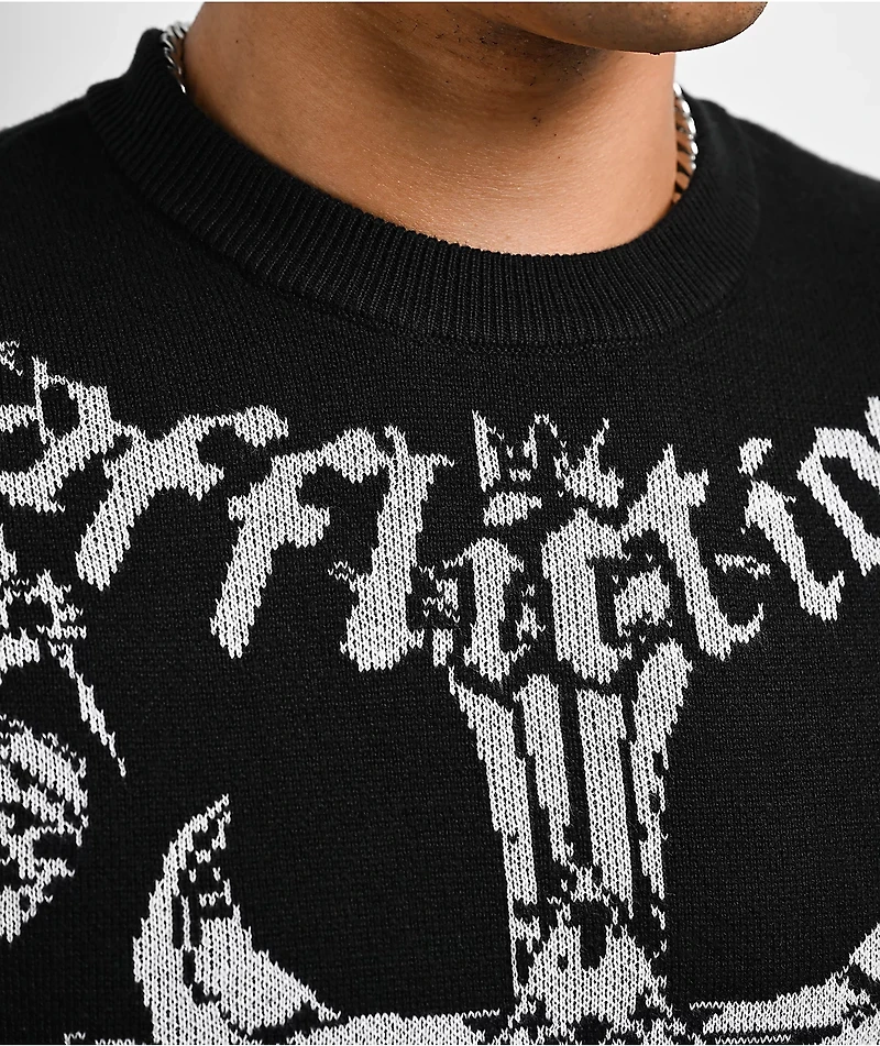 Affliction Jump Black Sweater