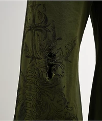 Affliction Jump Green Wash Sweatpants