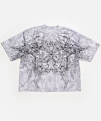 Affliction Jump Grey Oversized Jersey