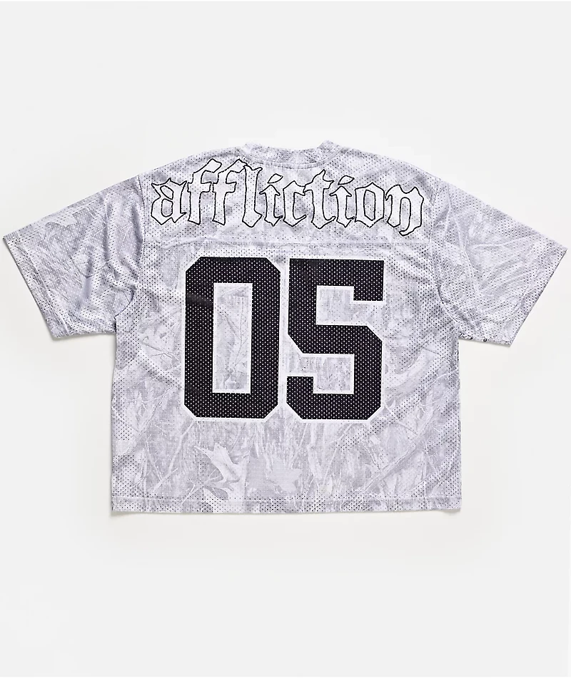 Affliction Jump Grey Oversized Jersey