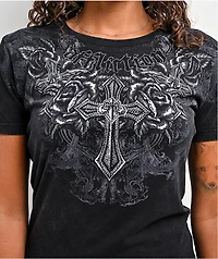 Affliction Keep The Faith Black T-Shirt