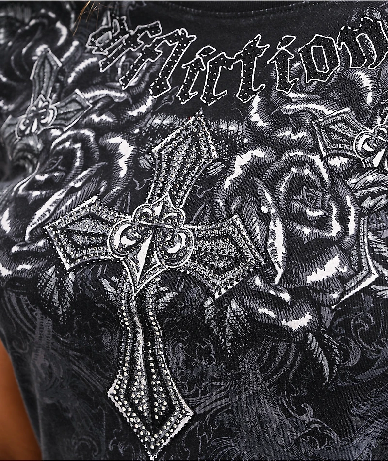 Affliction Keep The Faith Black T-Shirt