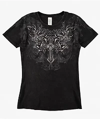 Affliction Keep The Faith Black T-Shirt
