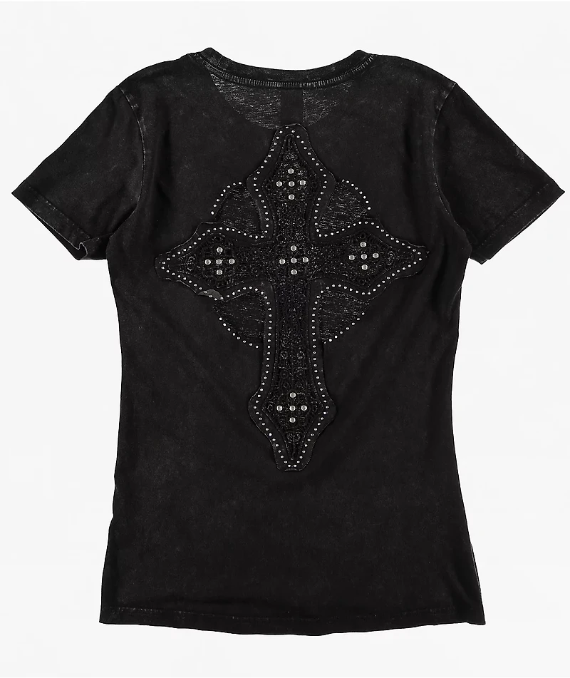 Affliction Keep The Faith Black T-Shirt