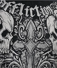 Affliction Keeper Black Wash Cutout T-Shirt