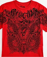 Affliction Kids Caustic Abyss Red T-Shirt