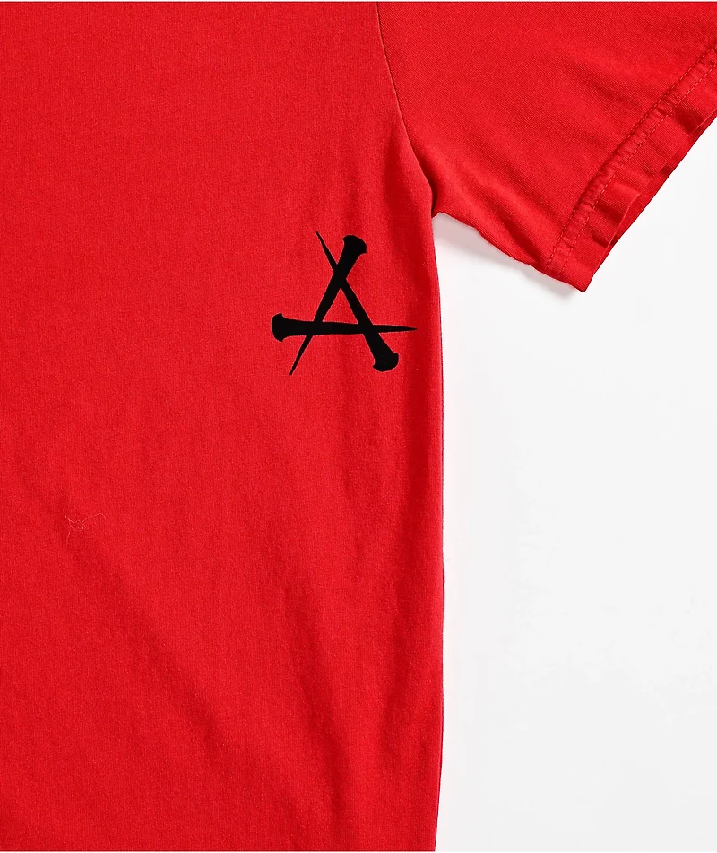 Affliction Kids Caustic Abyss Red T-Shirt