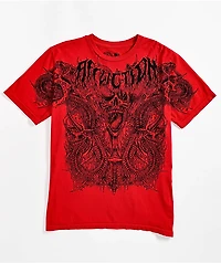 Affliction Kids Caustic Abyss Red T-Shirt