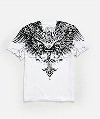 Affliction Kids Death Eyes White T-Shirt