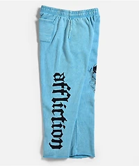 Affliction Kids Ice Blade Blue Wash Sweatpants