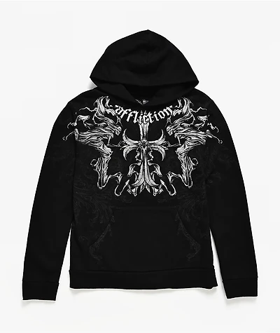 Affliction Kids Jump Black Hoodie