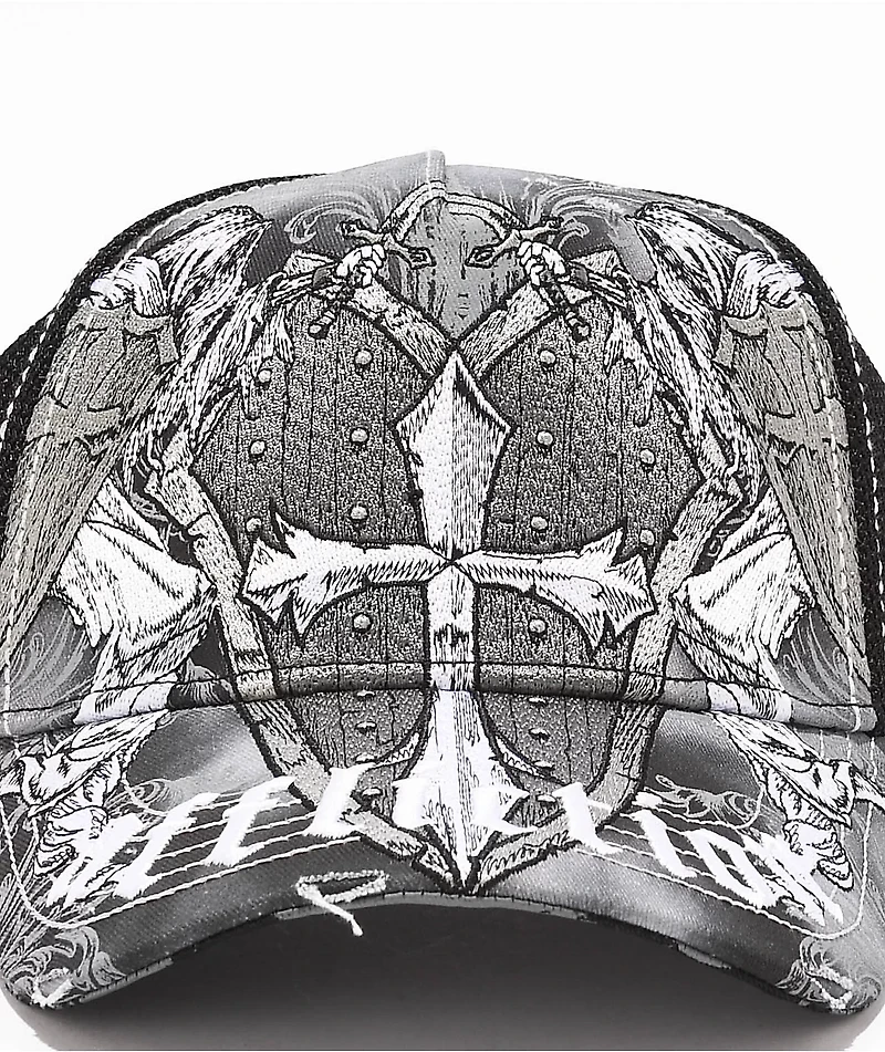 Affliction Lanchester Black Trucker Hat
