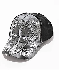 Affliction Lanchester Black Trucker Hat