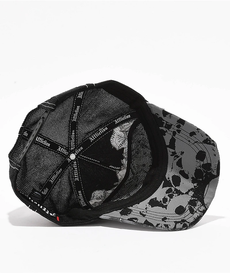 Affliction Lanchester Black Trucker Hat