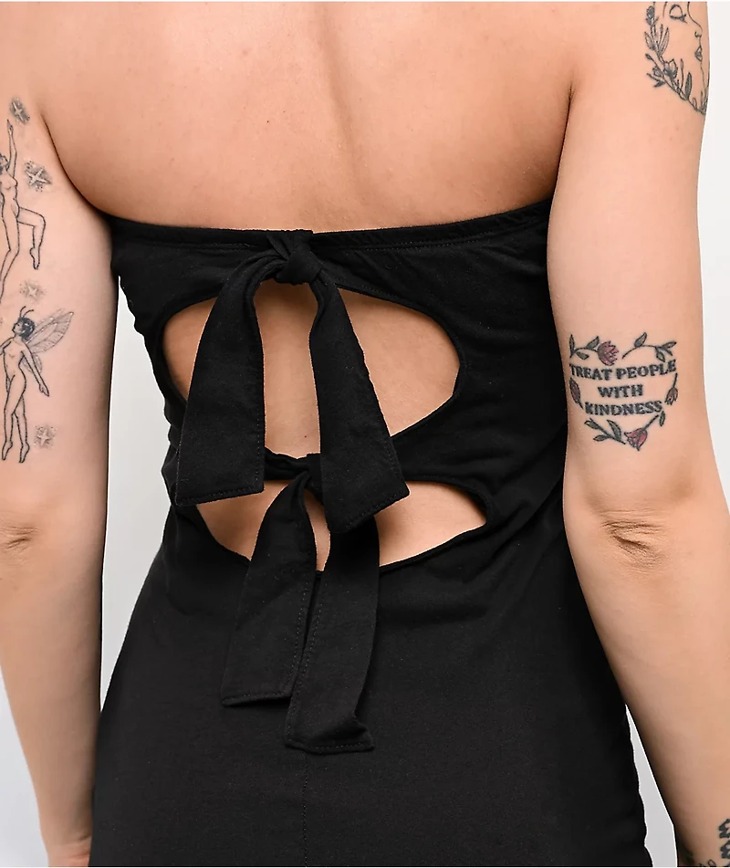 Affliction Liquid Signify Black Tube Dress