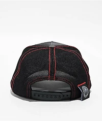 Affliction Live Fast Black Wash Trucker Hat