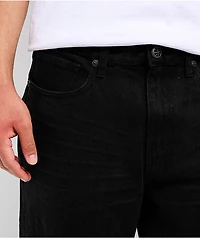 Affliction Live Fast Black Wide Leg Jeans