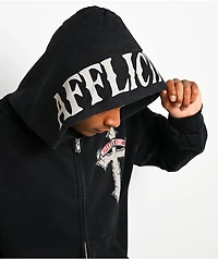 Affliction Live Fast Black Zip Hoodie