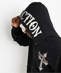 Affliction Live Fast Black Zip Hoodie