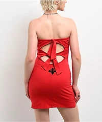 Affliction Mercenary Red Tube Dress