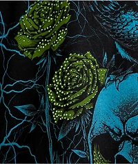 Affliction Midnight Curse Black Boxy T-Shirt