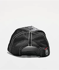 Affliction Mortal Veil Black Trucker Hat
