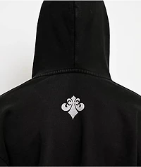 Affliction Night Screamer Black Wash Hoodie