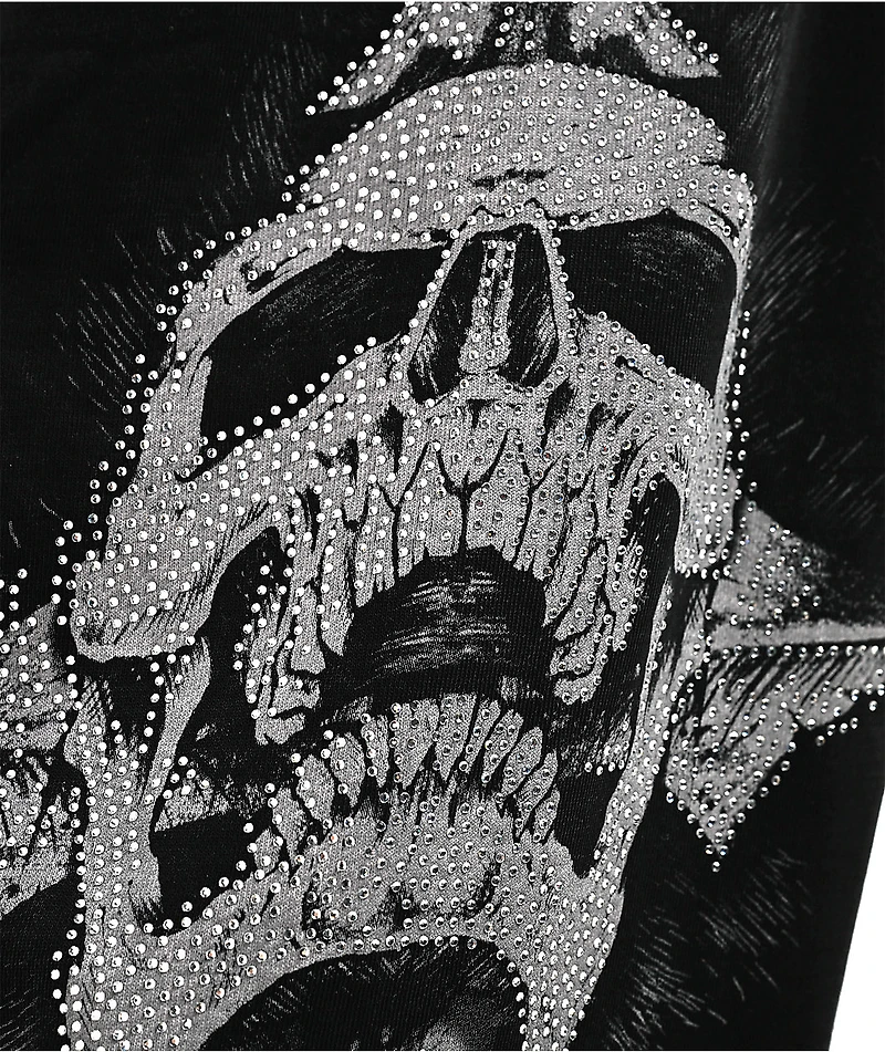 Affliction Night Screamer Black Wash Sweatpants