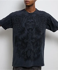 Affliction Nightmare Charcoal Wash T-Shirt