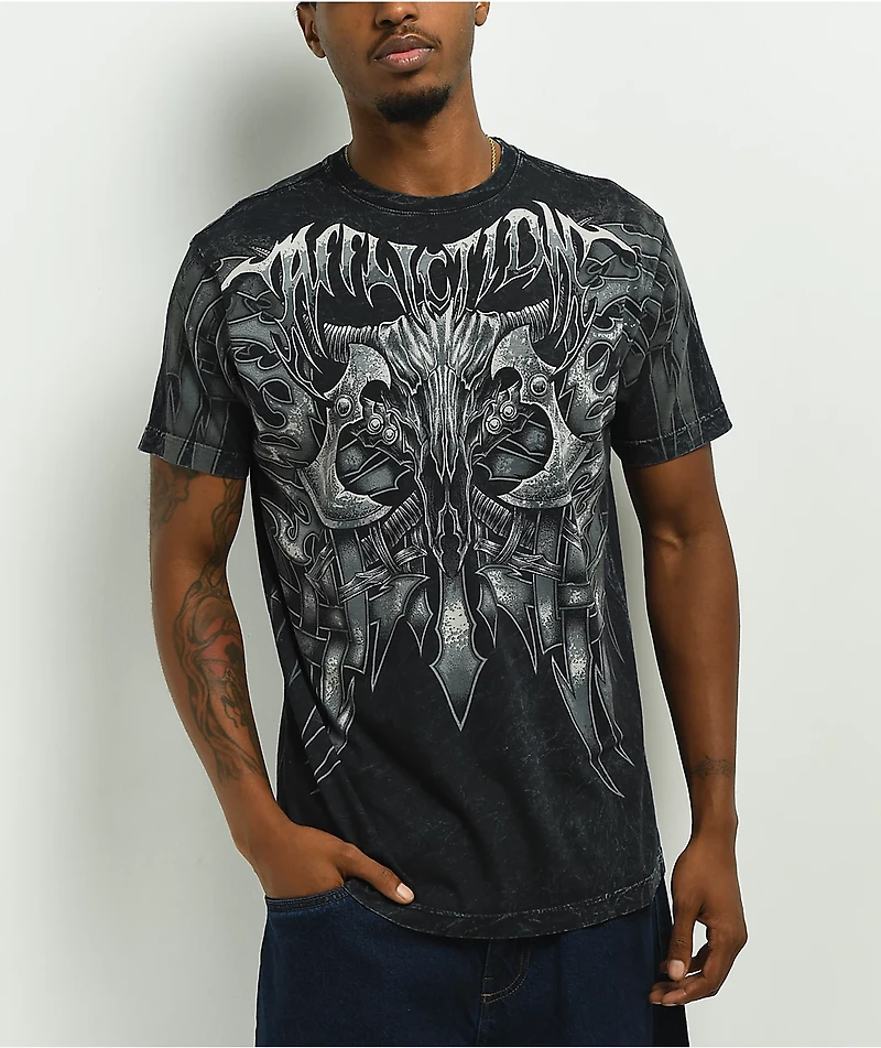 Affliction Nordic Frost Black T-Shirt