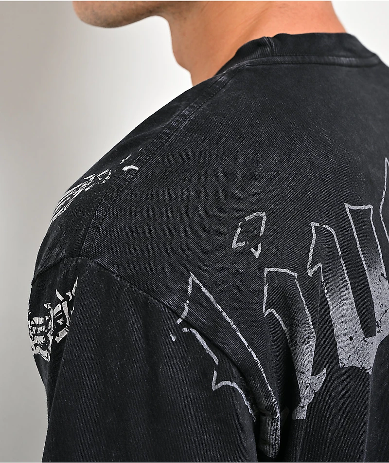 Affliction Obsidian Black Long Sleeve T-Shirt