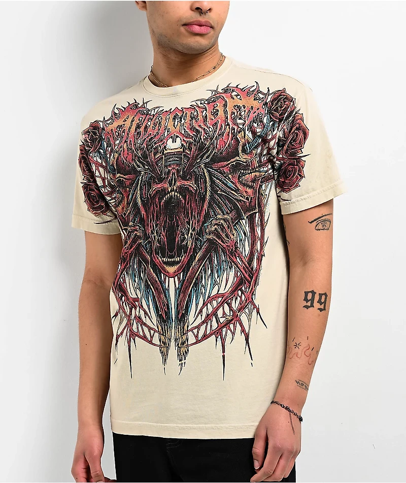 Affliction Pale Sky Tan T-Shirt