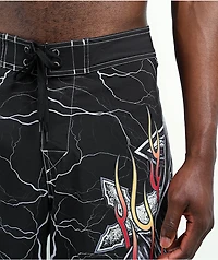 Affliction Phantom Fire Black Board Shorts