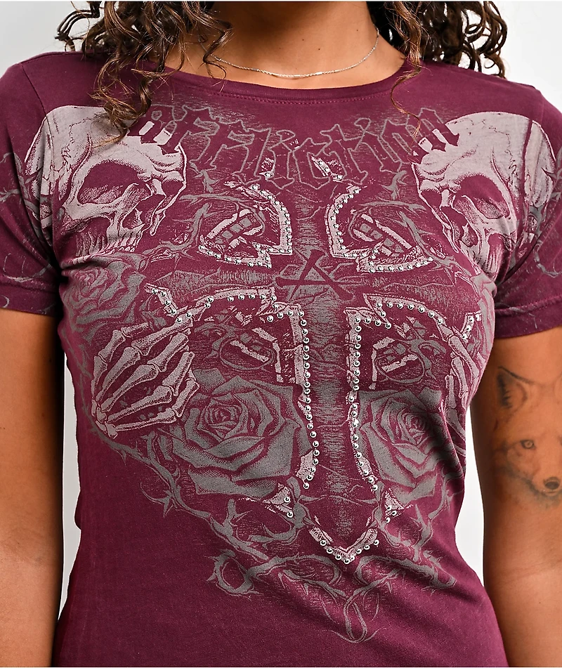 Affliction Poison Epilogue Red T-Shirt