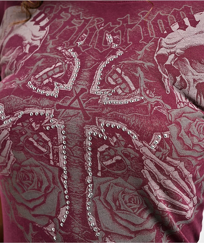 Affliction Poison Epilogue Red T-Shirt